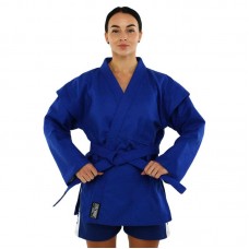 Кімоно для самбо Velo розмір 0 (зріст 130), синій, код: VL-5579_0BL Кімоно для самбо Velo розмір 0 (зріст 130), синій, код: VL-5579_0BL