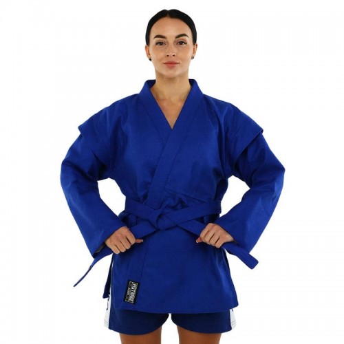 Кімоно для самбо Velo розмір 0 (зріст 130), синій, код: VL-5579_0BL Кімоно для самбо Velo розмір 0 (зріст 130), синій, код: VL-5579_0BL