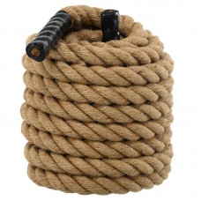 Канат для кросфіту Combat Battle Rope Zelart 15 м, коричневий, код: FI-0909-15