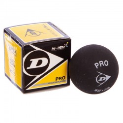 М"яч для сквошу Dunlop Revelation Pro Double Dot 1шт, чорний, код: DL700108-S52