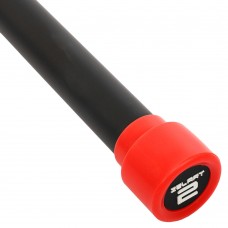 Бодібар Zelart Body Bar 2 кг, чорний-червоний, код: FI-4776-2