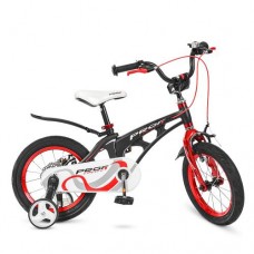 Велосипед дитячий Profi Kids Infinity d=14, чорний-червоний, код: LMG14201-MP