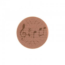 Жетон-наклейка PlayGame Музика 25мм бронзовий, код: 25-0067_B-S52