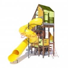 Ігровий комплекс Miros "Велетень", код: DIO856.1HDPE Ігровий комплекс Miros "Велетень", код: DIO856.1HDPE