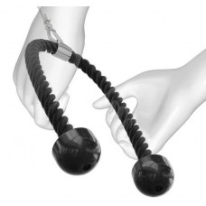 Канатний хват подвійний для тяг для м"язів тріцепса 70см K-Sport U009, код: KS-204-IN Канатний хват подвійний для тяг для м"язів тріцепса 70см K-Sport U009, код: KS-204-IN