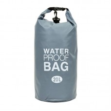Водонепроникний гермомішок Camping Waterproof Bag 20 л, сірий, код: TY-6878-20_GR Водонепроникний гермомішок Camping Waterproof Bag 20 л, сірий, код: TY-6878-20_GR