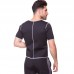 Кофта з коротким рукавом та ефектом сауни чоловіча FitGo Heatoutfit L (46-48) чорний, код: ST-2140_L