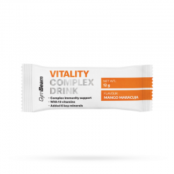 Пробник GymBeam Vitality Complex Drink 12 г, зі смаком манго-маракуйя, код: 8586022214110