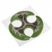 Фрисби летающая тарелка с прорезями SP-Sport 25см зеленый, код: IG-3443-S52