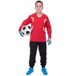 Форма воротаря дитяча PlayGame розмір 24, зріст 135-140, 9-10років, червоний, код: CO-7606B_24R