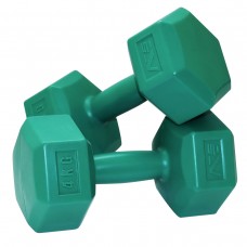 Гантелі для фітнесу SportVida 2x4 кг, темно-зелений, код: SV-HK0220