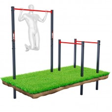 Вуличний турнік для підтягування з брусами K-Sport Garden-street workout KSOZ004, код: KS-222-IN Вуличний турнік для підтягування з брусами K-Sport Garden-street workout KSOZ004, код: KS-222-IN