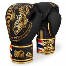 Боксерські рукавиці Phantom Muay Thai Black Gold 12 унцій, код: PHBG2938-12