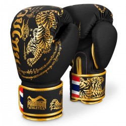 Боксерські рукавиці Phantom Muay Thai Black Gold 12 унцій, код: PHBG2938-12