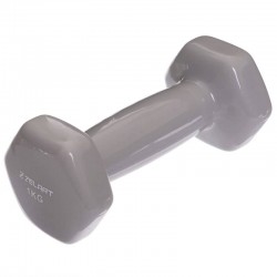 Гантелі для фітнесу Zelart з вініловим покриттям 1x1 кг, сірий, код: TA-2777-1_GR Гантелі для фітнесу Zelart з вініловим покриттям 1x1 кг, сірий, код: TA-2777-1_GR
