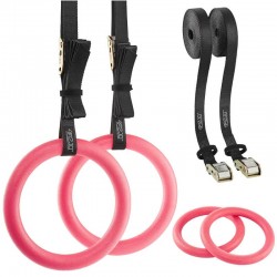 Гімнастичні кільця 4Fizjo з ABS пластику, регульовані, код: P-5907739314888 Гімнастичні кільця 4Fizjo з ABS пластику, регульовані, код: P-5907739314888