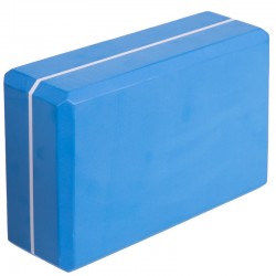 Блок для йоги двоколірний FitGo 230х150х75 мм блакитний, код: FI-1714_N