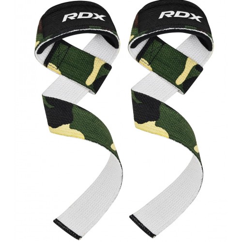 Лямки для тяги RDX W1 Gym Single Strap Camo Green Plus, код: WAN-W1CGN+