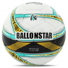 М"яч футбольний Ballonstar №5 PU, білий-жовтий, код: FB-4403_Y М"яч футбольний Ballonstar №5 PU, білий-жовтий, код: FB-4403_Y