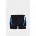 Плавки-боксери чоловічі Arena Swim Short Panel, розмір S (80), чорний-білий-блакитний, код: 3468336853269