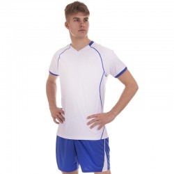 Форма футбольна PlayGame Lingo 3XL (52-54), ріст 185-190, білий-синій, код: LD-5019_3XLWBL-S52