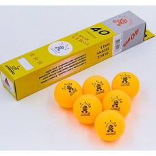 М"ячі для настільного тенісу Giant Dragon 6 шт, код: MT-6552-OR М"ячі для настільного тенісу Giant Dragon 6 шт, код: MT-6552-OR
