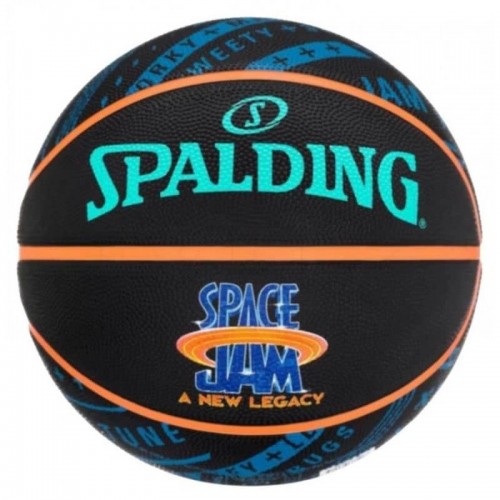 М"яч баскетбольний Spalding Space Jam Tune Squad R №7, чорний, код: 689344412269