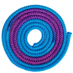 Скакалка для художньої гімнастики Beauty 3 м, фіолетовий-блакитний, код: C-1657_VN