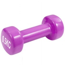 Гантель вінілова PowerPlay Achilles 1х0,5 кг, рожевий, код: PP_4125_0.5kg