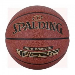 М"яч баскетбольний Spalding Grip Control №7, коричневий, код: 689344405452