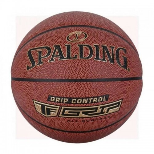 М"яч баскетбольний Spalding Grip Control №7, коричневий, код: 689344405452