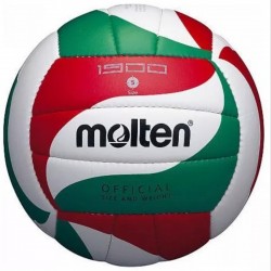 М"яч волейбольний Molten V5M1900 №5, зелений-червоний-білий, код: 4905741795764