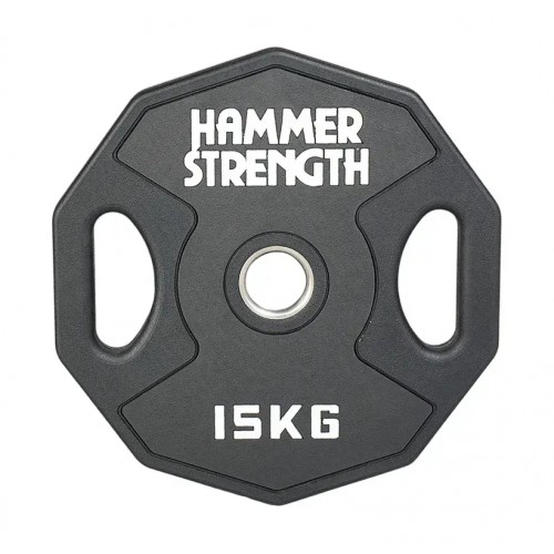 Диск для штанги Hammer Strength 15 кг, чорний, код: 523449-AX