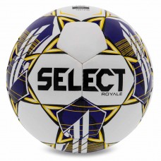 М"яч футбольний Select Royale FIFA Basic V23 №4, білий-фіолетовий, код: ROYALE-4WV