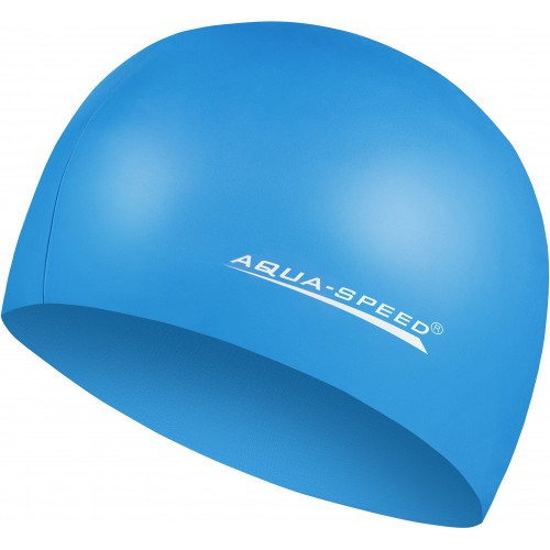 Шапка для плавання Aqua Speed Mega блакитний, код: 5908217635532
