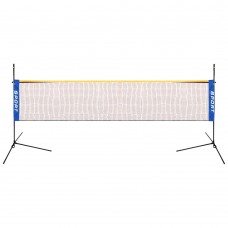 Стійка з сіткою мобільна розбірна для волейболу бадмінтону та великого тенісу PlayGame 5180 мм, код: C-7612
