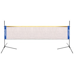 Стійка з сіткою мобільна розбірна для волейболу бадмінтону та великого тенісу PlayGame 5180 мм, код: C-7612