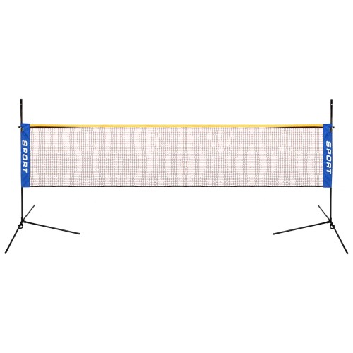 Стійка з сіткою мобільна розбірна для волейболу бадмінтону та великого тенісу PlayGame 5180 мм, код: C-7612