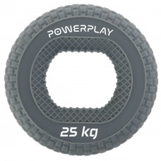 Еспандер кистьовий силіконовий PowerPlay Hand Grip Large 25 кг, сірий, код: PP_4333_Grey_25kg Еспандер кистьовий силіконовий PowerPlay Hand Grip Large 25 кг, сірий, код: PP_4333_Grey_25kg
