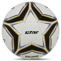 М"яч футбольний Star Polaris Gold PU, білий-чорний, код: SB4065C-S52