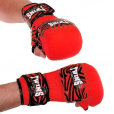Рукавиці для рукопашного бою Twins 8oz, червоний, код: BO-5069_8R Рукавиці для рукопашного бою Twins 8oz, червоний, код: BO-5069_8R