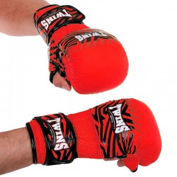 Рукавиці для рукопашного бою Twins 8oz, червоний, код: BO-5069_8R Рукавиці для рукопашного бою Twins 8oz, червоний, код: BO-5069_8R