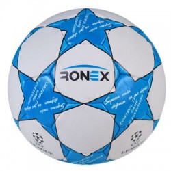 М"яч футбольний Ronex Grippy FN2 №5, блакитний, код: RXG-F2-LB-WS