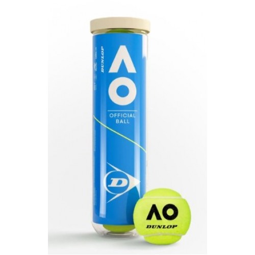 М"ячі для тенісу Dunlop Australian Open 4 Ball new, код: 045566181640 М"ячі для тенісу Dunlop Australian Open 4 Ball new, код: 045566181640