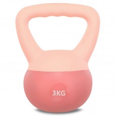 Гиря м"яка FitGo 3кг, рожевий, код: FI-0122-3_P