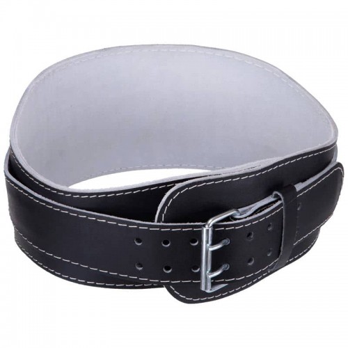 Пояс атлетичний шкіряний Zelart ширина 15см чорний SB-165350-S52