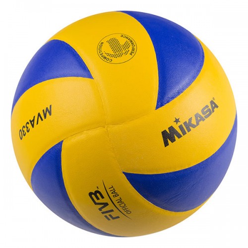М"яч волейбольний Mikasa №5, жовтий, код: RX-M330PU-1-WS