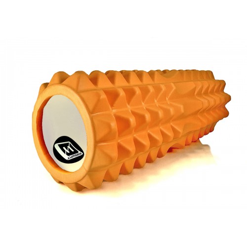 Масажний ролик EasyFit Grid Roller v.1.2, 330х130 мм, помаранчевий, код: EF-2022-OR-EF