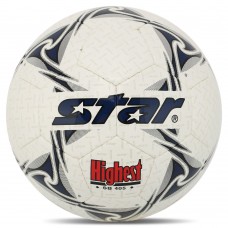 М"яч футбольний Star Highest №5 PU, білий-синій, код: SB405-S52