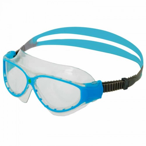 Окуляри-маска для плавання юніорські MadWave Flame Mask Junior блакитний, код: M046103_N